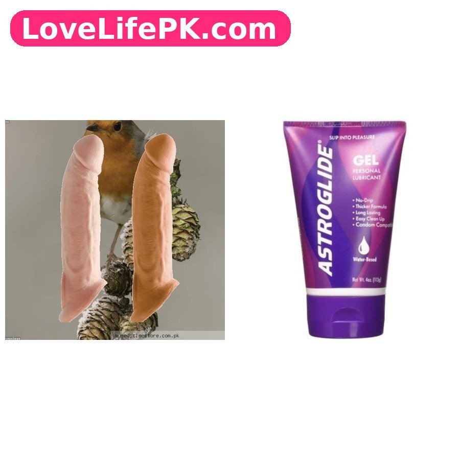 9 Inch Realistic Dildo + Astroglide Gel Personal Lubricant Combo