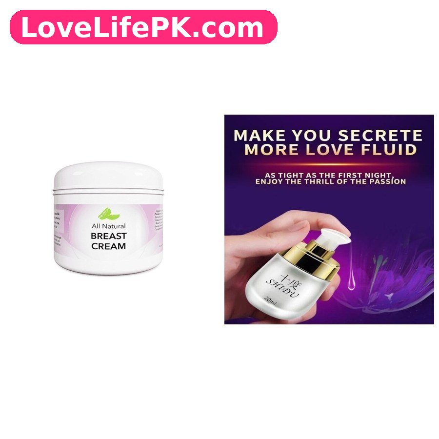 All Natural Breast Cream + Vaginal Love Fluid Gel Combo