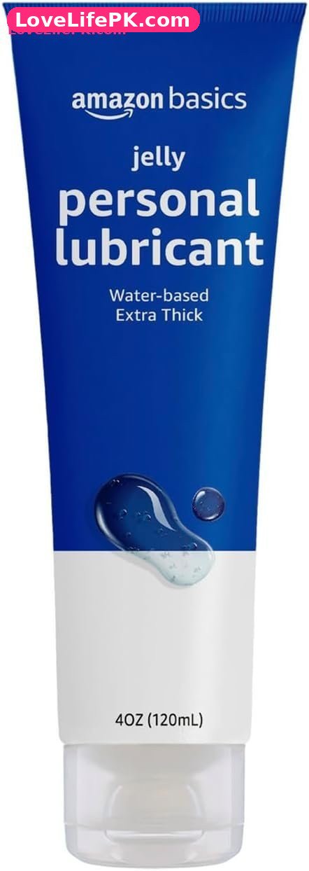 Basics Jelly Personal Lubricant – Extra-Thick Water-Based Gel, 4 fl oz