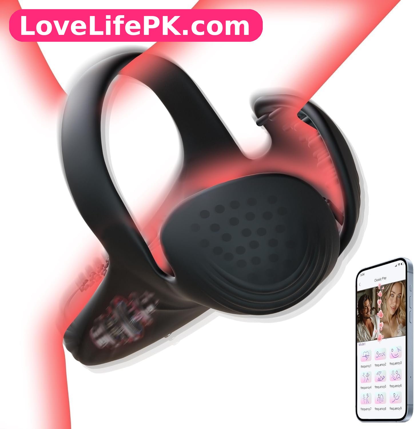 Black App Couples Vibrator