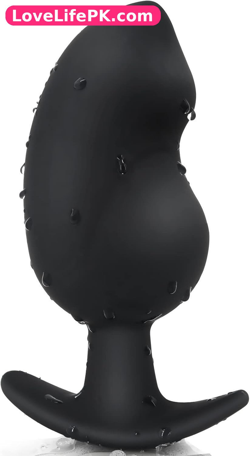 Black Curved Butt Plug