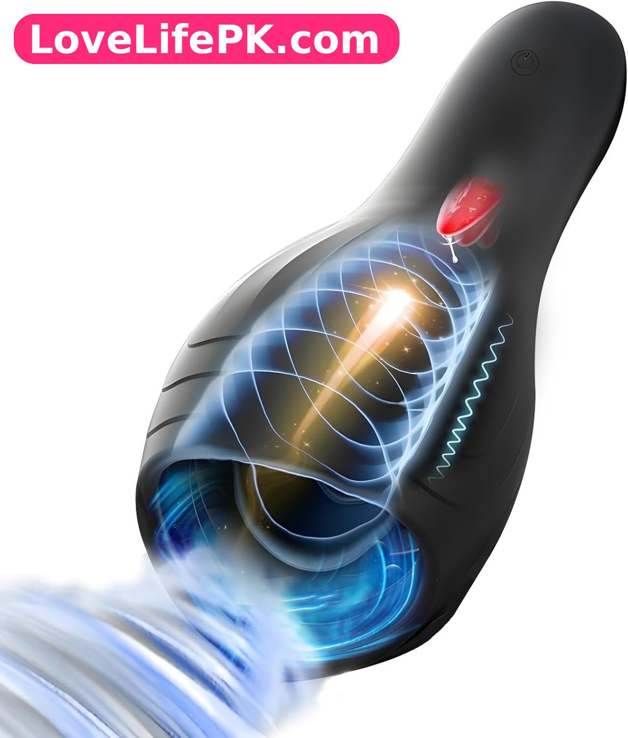 Black Vibrating Pocket Pussy