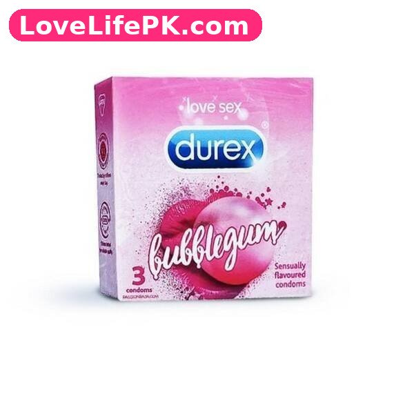 Durex Bubblegum Condoms 3 Pack