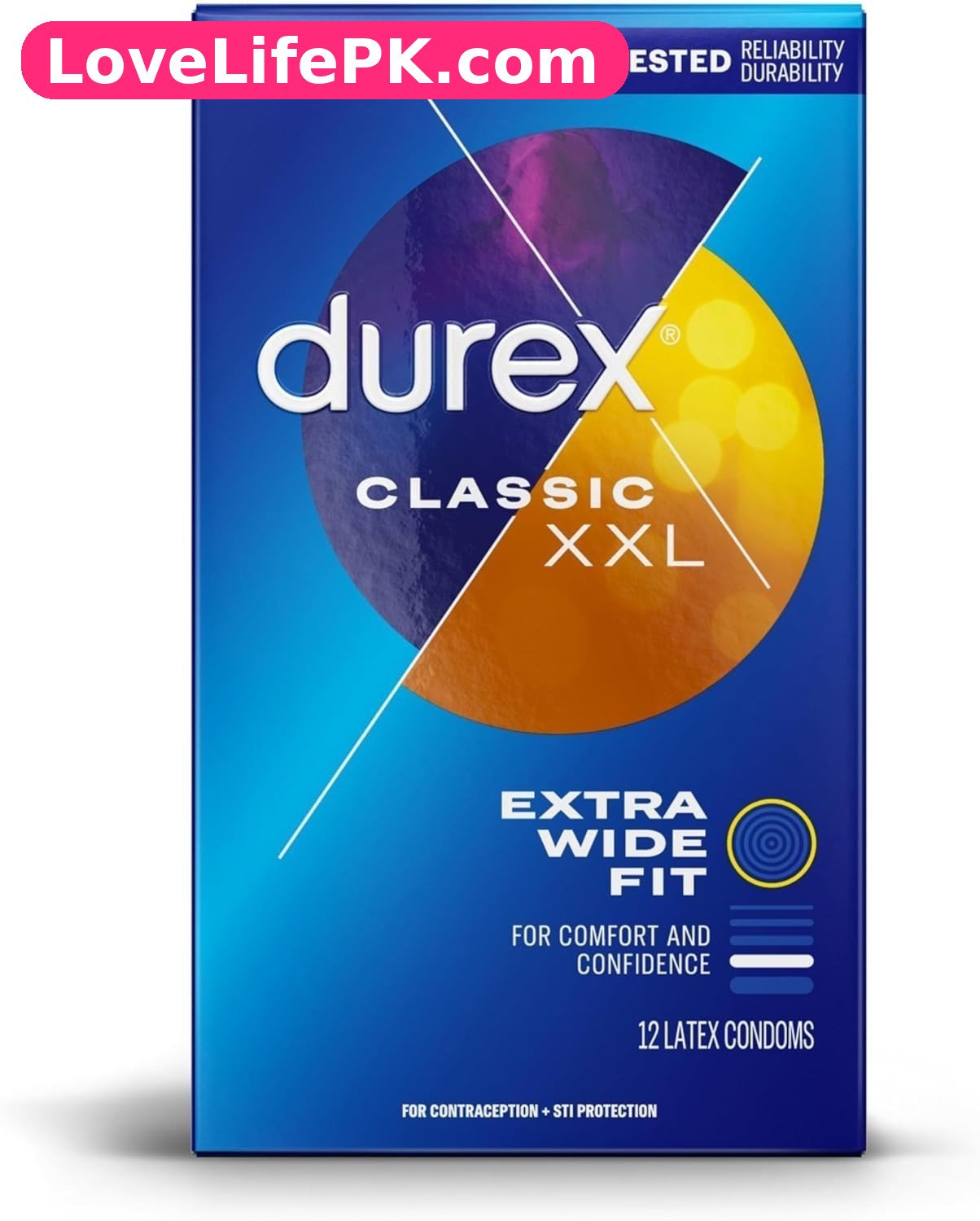 Durex Classic XXL Condoms 12 Pack