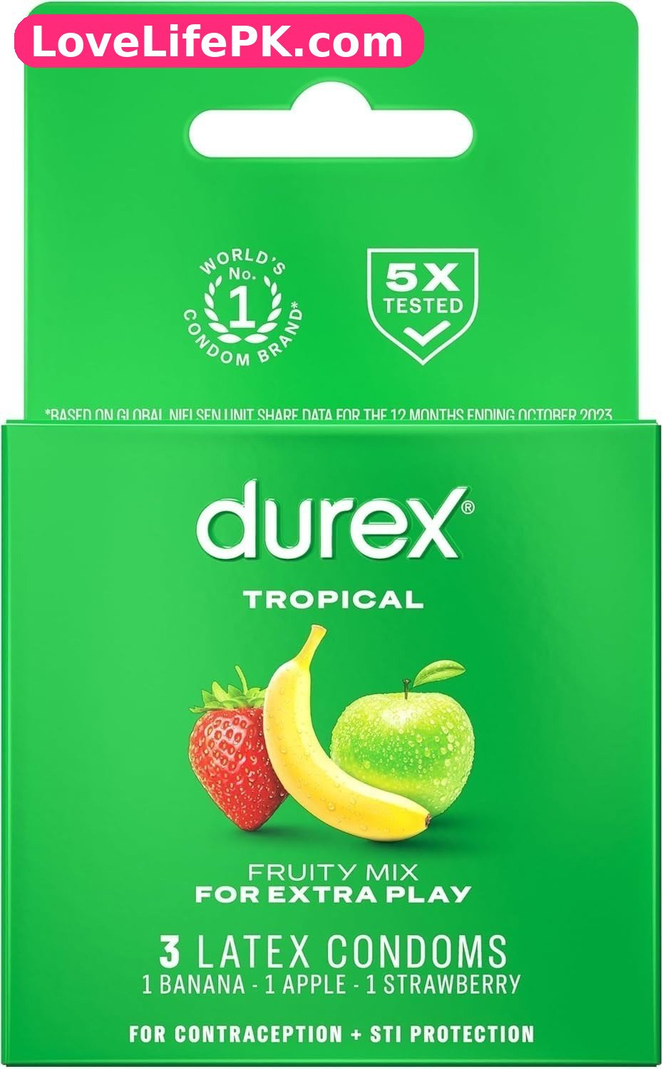 Durex Tropical Condoms 3 Pack