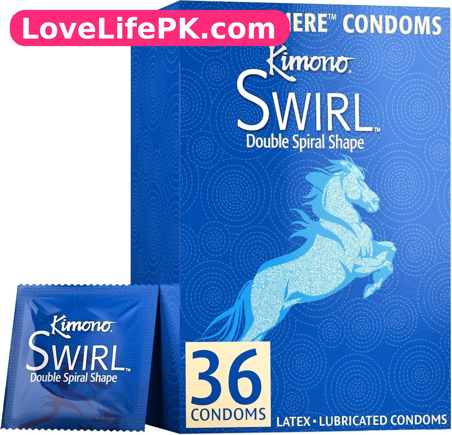 Kimono Swirl Condoms 36 Pack
