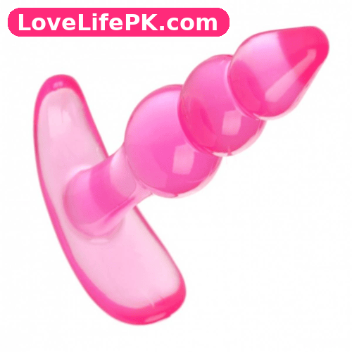 Pink Beaded Dildo