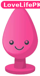 Pink Smiley Butt Plug