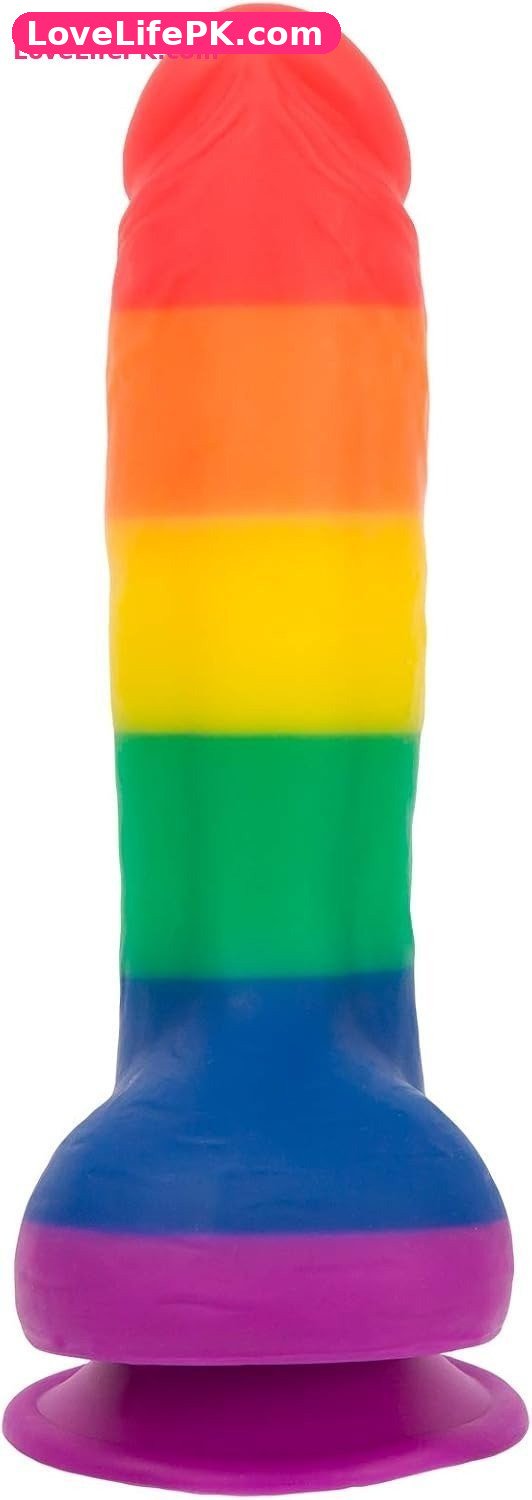Rainbow Stack Dildo