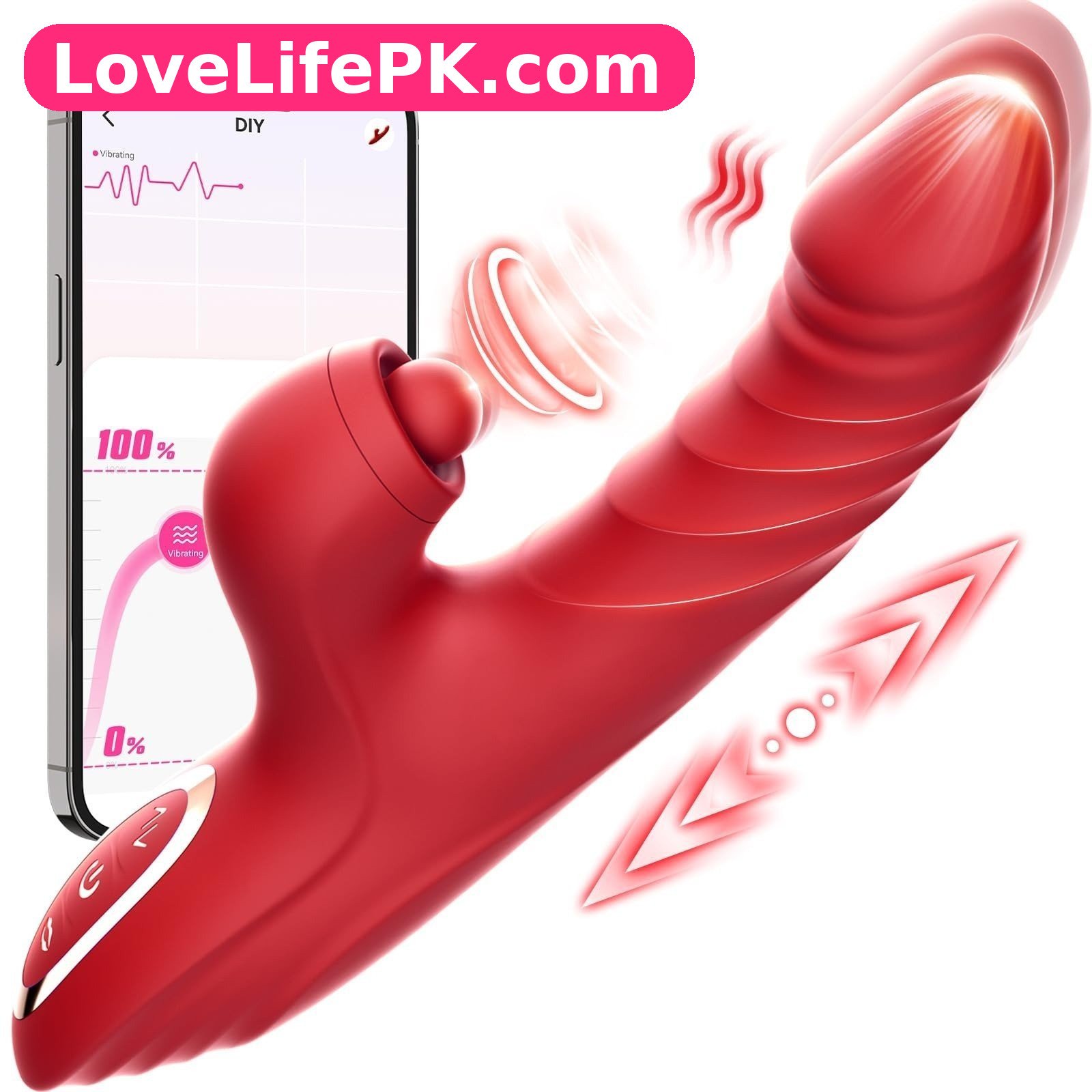 Red App Couples Vibrator