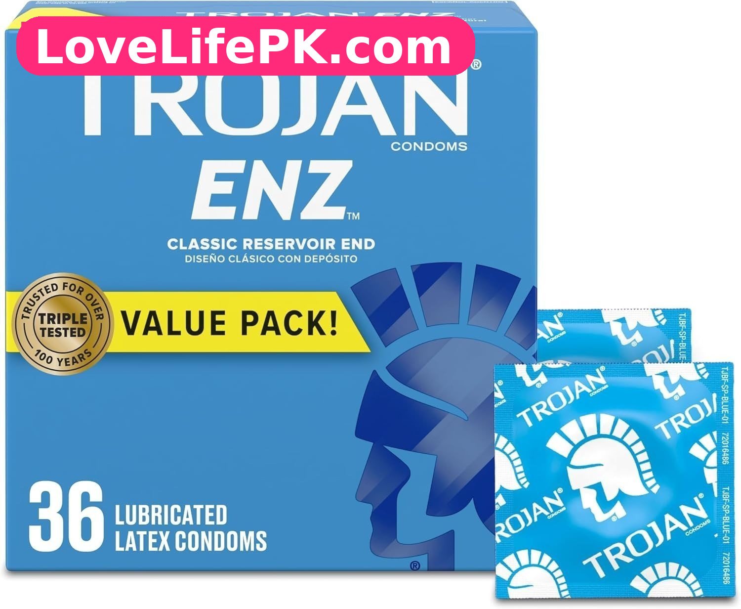 Trojan ENZ Condoms 36 Pack