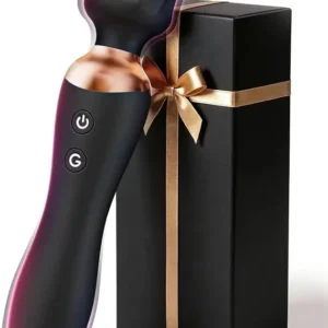 2-in-1 Dual Head Wand Vibrator with 24 Vibration Patterns