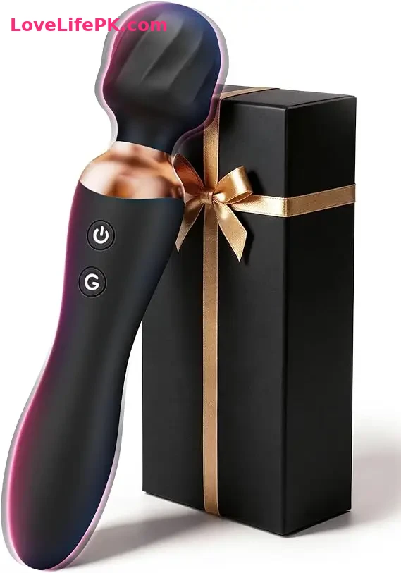 2-in-1 Dual Head Wand Vibrator with 24 Vibration Patterns