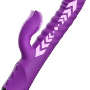 3-in-1 Rabbit Vibrator with Thrusting and Vibration Modes