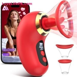 5-in-1 Rose Vibrator with Suction, Licking and App Control