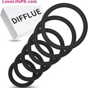 6-Piece Silicone Penis Ring Set – Stretchable Rings in Multiple Sizes