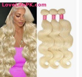 613 Body Wave Blonde Human Hair Bundles 22 24 26 Inch
