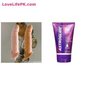 9 Inch Realistic Dildo + Astroglide Gel Personal Lubricant Combo