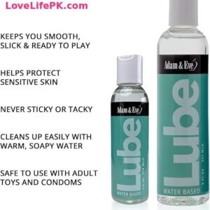 Adam & Eve Water-Based Personal Lubricant — Smooth, Non-Sticky, Toy and Condom Compatible