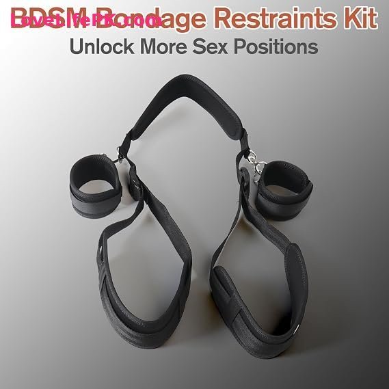 Adjustable BDSM Restraint Straps with Removable Handcuffs for Couples - Image 2
