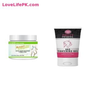 Al-Barni Breast Cream Enlargement + Pretty Privates Vaginal Tightening Gel Combo