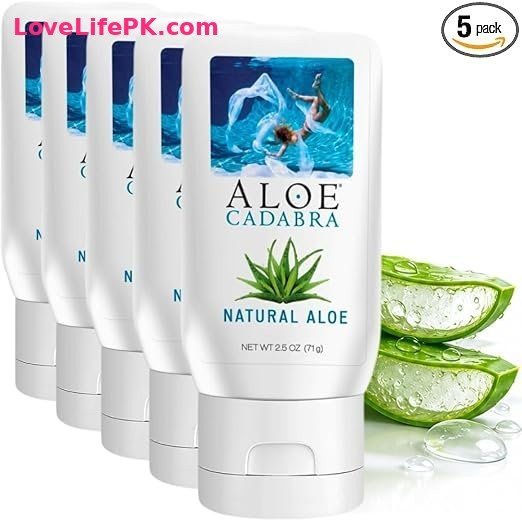 Aloe Cadabra Natural Aloe Lubricant – Water-Based, pH-Balanced Formula