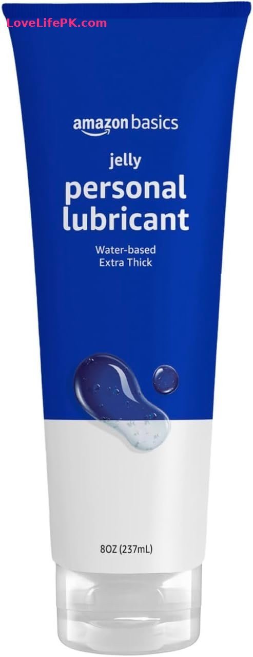 Amazon Essentials Jelly Personal Lubricant, 8 fl oz, Thick Water-Based Formula