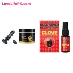 Anal Starter Combo + Bullpower Delay Spray with Clove Oil Combo