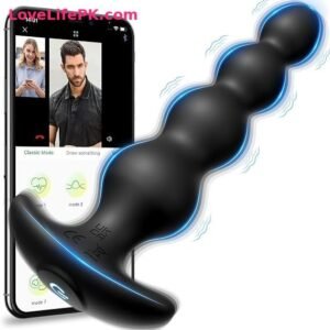 App-Controlled Vibrating Anal Beads with 9 Vibration Modes and USB Rechargeable Design