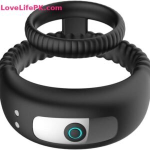 Black App Vibrating Cock Rings
