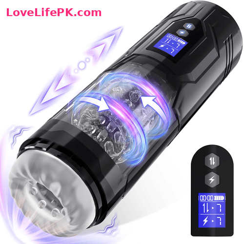 Black Automatic Masturbator with Display