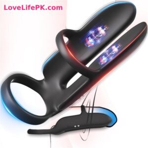 Black Couples Vibrator with Remote