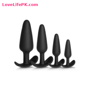Black Graduated Butt Plug Set of 4