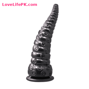 Black Textured Dildo