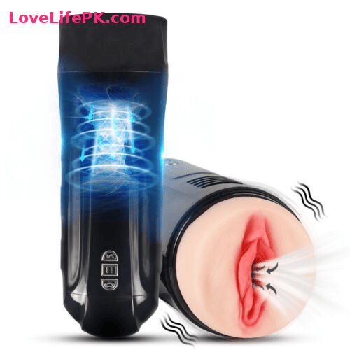 Black Vibrating Masturbator
