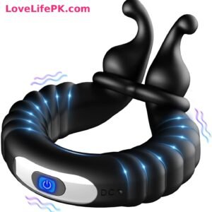 Black Vibrating Prostate Cock Ring