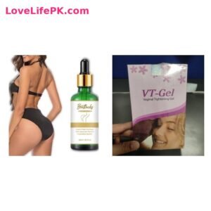 Buttocks Growth Solution Oil + VT-Gel Vaginal Tightening Cream Combo