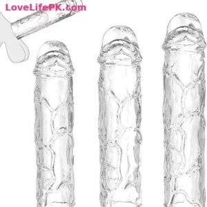Clear Glass Dildo Set of 3