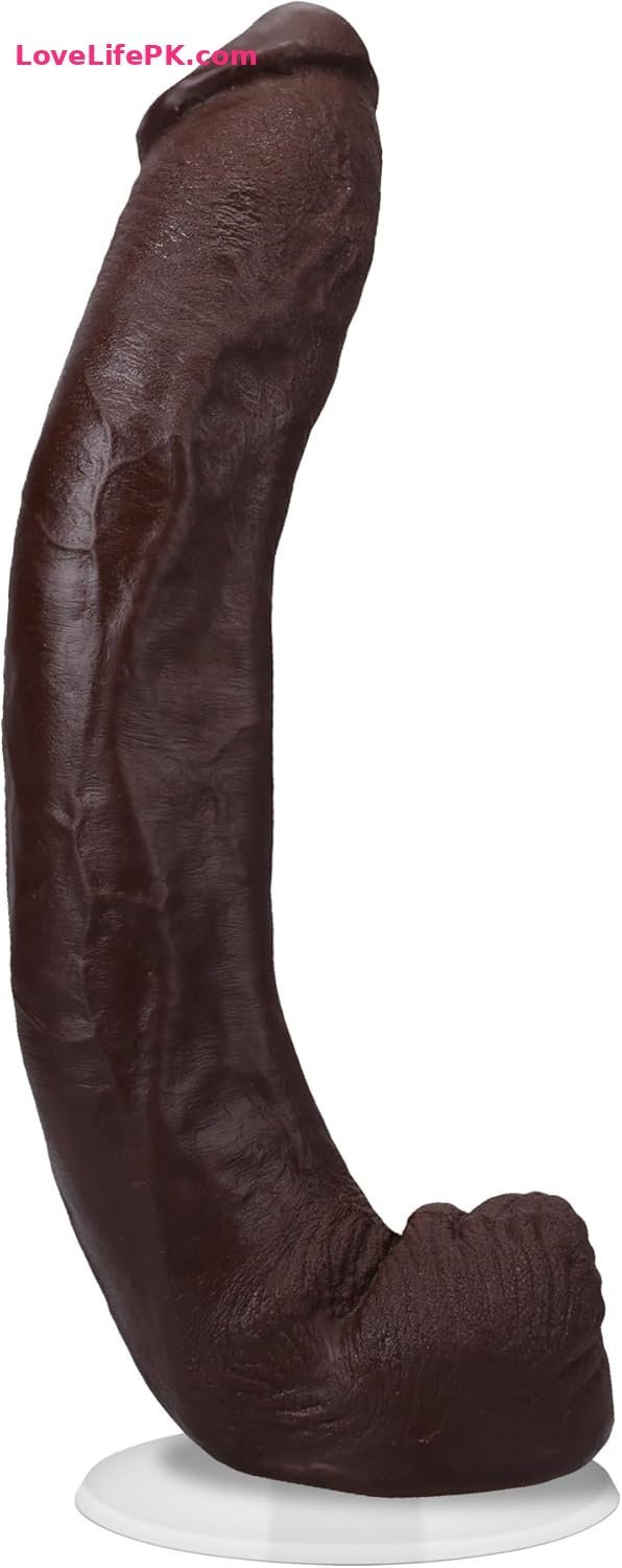 Dark Curved Realistic Dildo