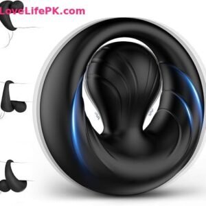 Dual-Action Vibrating Cock Ring with 10 Vibration Modes – Rechargeable Silicone Design