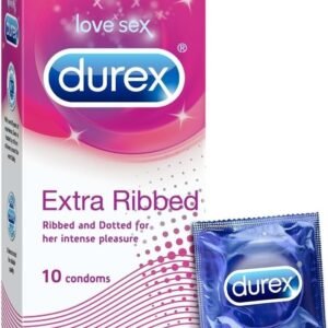 Durex Extra Ribbed Condoms 10 Pack