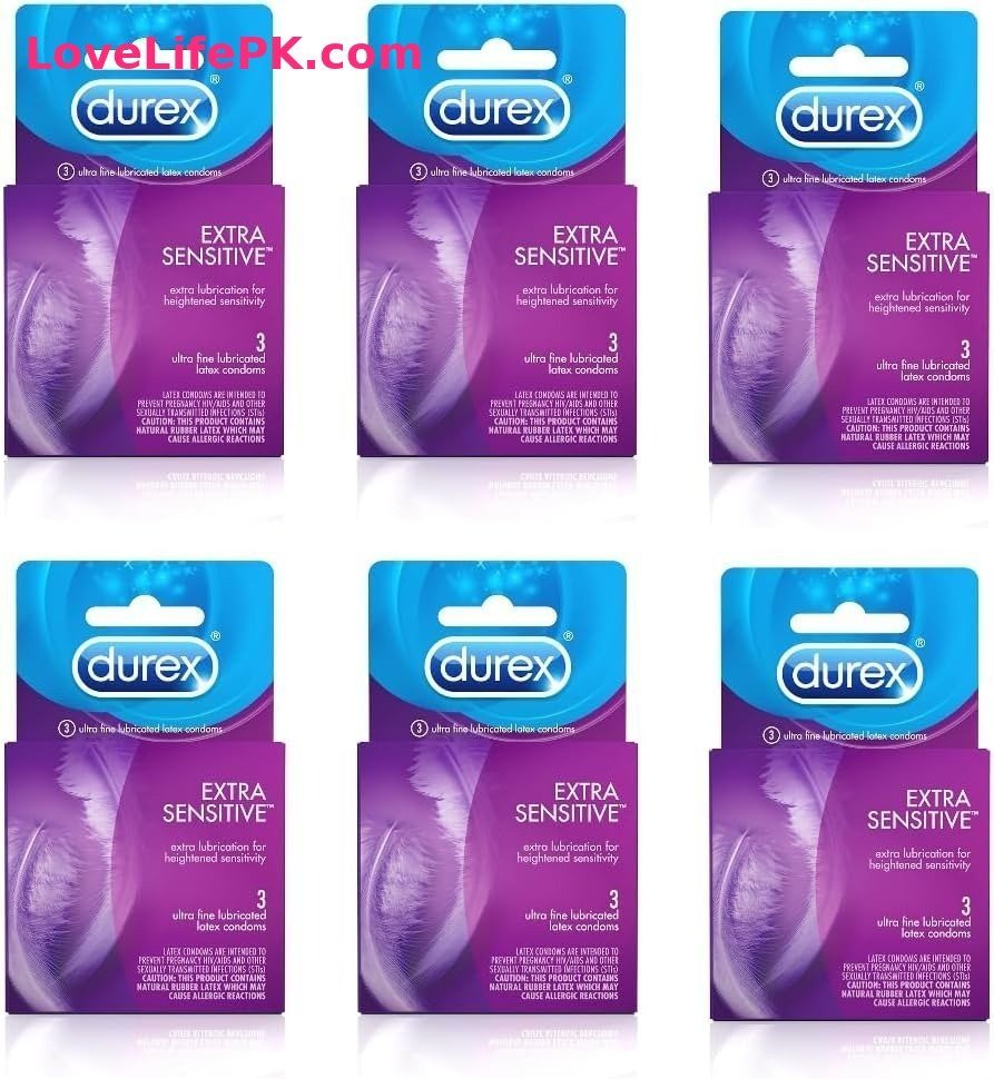 Durex Extra Sensitive Condoms 6 Pack