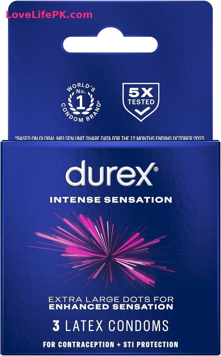 Durex Intense Sensation Condoms 3 Pack