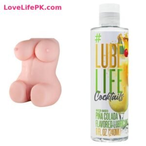 Female Torso Sex Doll + Lube Life Cocktails Lubricant Combo