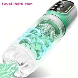 2026 Efficient Mode Hands-Free Male Masturbator A68-73 with 7X Speed, Extension Adjustment and Foldable Handle