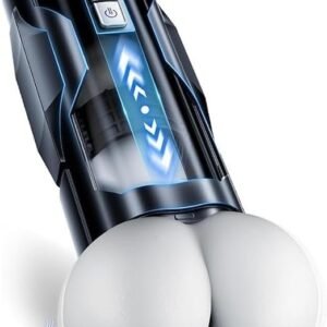 Hands-Free Male Masturbator with 9X Speed, Foldable Handle and Extension Adjustment H4515