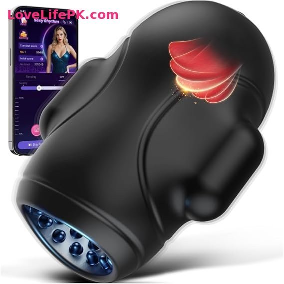 JOYHUB App-Controlled Male Masturbator with 3 Motors and 10 Motion & Vibration Patterns