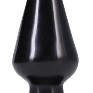 Large Black Cone Butt Plug