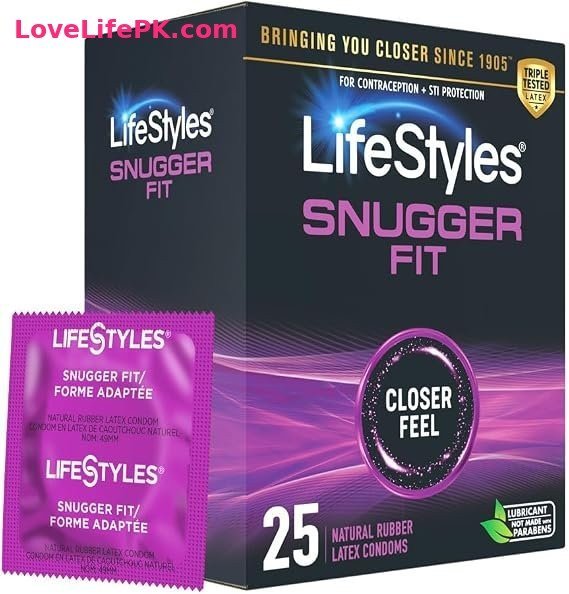 Lifestyles Snugger Fit Condoms with UltraGlide Silicone Lubricant
