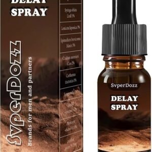 Men’s Delay Spray – Compact Bottle with 10-Minute Application Guidance